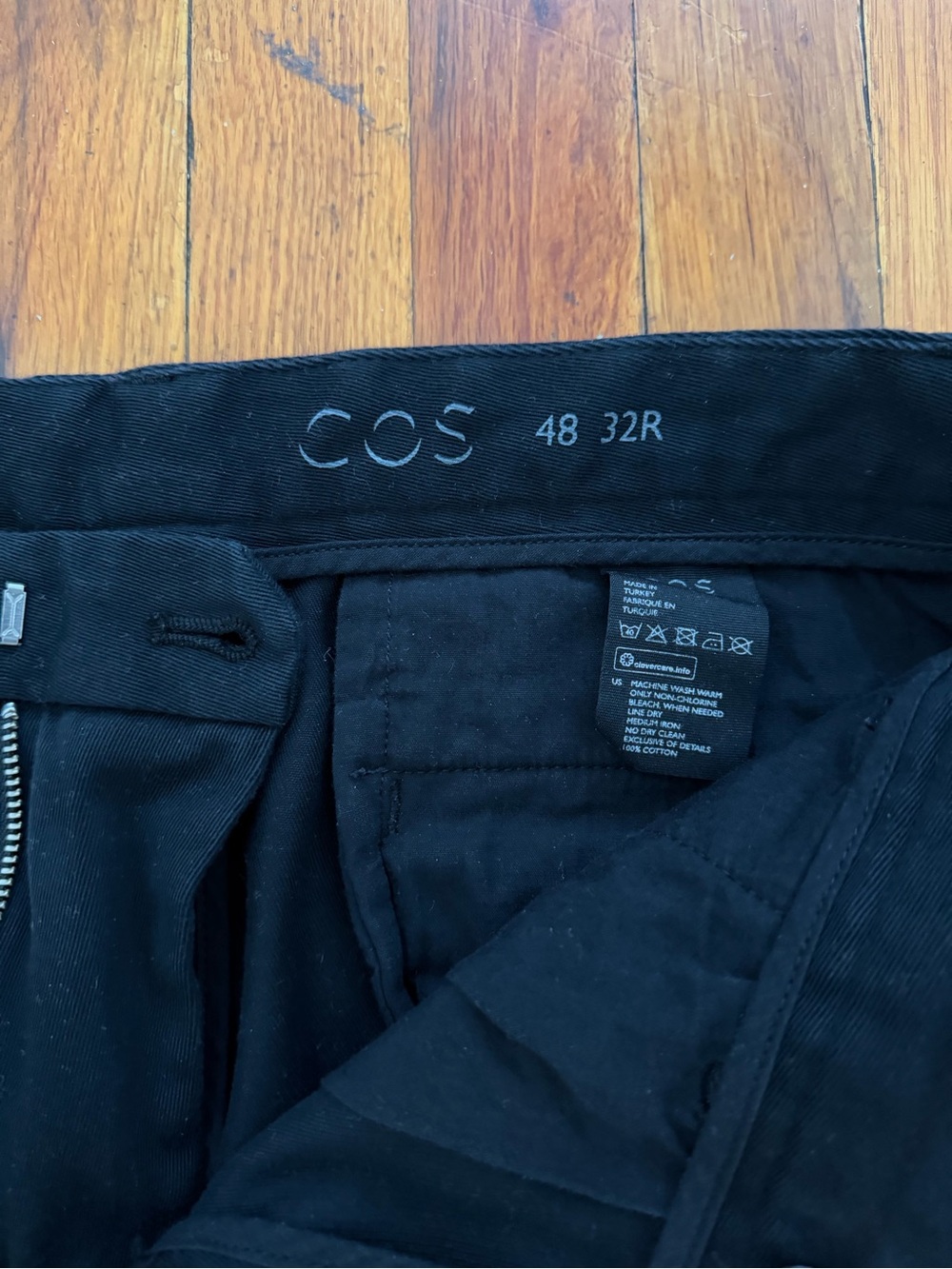 COS Black Men's Chinos - Classic Tailored 32R